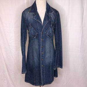 🔹 Vintage Lix Denim Dress/Duster